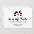 Search for mickey and minnie party invitations Romantic disney silhouette design