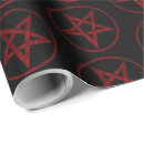 Search for satanic wrapping paper Black