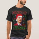 Search for snitches get stitches tshirts Santa