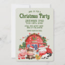 Search for farm christmas invitations Watercolor