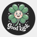 Search for good luck clover stickers Irish