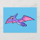 Recherche de ptérodactyle cartes postales Dessin animé
