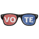 Search for vote sunglasses Red white and blue