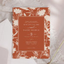 Recherche de orange mariage invitations Fleurs