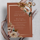 Search for orange rose wedding invitations Autumn