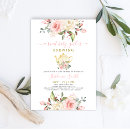 Recherche de tea shower invitations Élégant