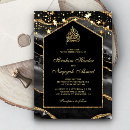 Search for black marble wedding invitations Nikah