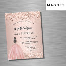 Search for princess dress invitations Rose gold