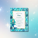 Search for turquoise birthday invitations Girl