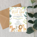 Search for little one on the way invitations Safari
