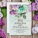 Search for mint green birthday invitations Botanical