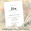 Search for 21 white birthday invitations Modern