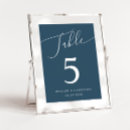 Search for elegant script font table cards Stylish