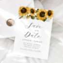 Search for sunflower save the dates Garden