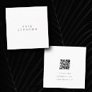 Search for simple plain white business cards Modern
