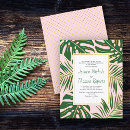 Search for monstera leaf wedding invitations Pattern