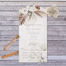 Search for dried palm invitations Rustic