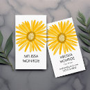 Recherche de marguerite jaune cartes visite Marguerites