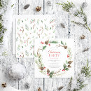 Search for holly seasonal invitations Classic