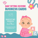 Search for babysitting service business cards Babysitter