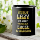 Search for funny spreadsheet mugs Data