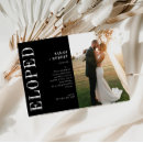 Search for elopement cards We got married