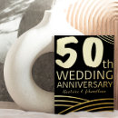 Recherche de wedding anniversary invitations Noir et or