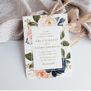 Search for navy and pink wedding invitations Blush