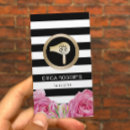 Recherche de rayures or cartes visite Coiffeur