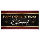 Search for black birthday banners posters Celebration