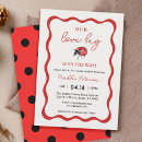 Search for ladybug baby shower invitations girl