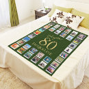 Search for 80th birthday blankets 80 years old