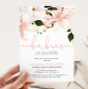 Search for floral twins baby shower invitations Babies in bloom