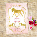 Search for saddle up birthday invitations Pink