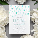 Search for april showers baby shower invitations Watercolor