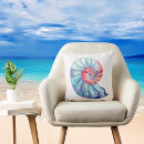 Search for nautilus shell pillows Beach house