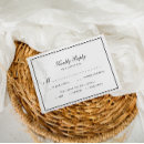 Search for unique wedding rsvp cards Meal choice