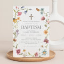 Search for party christening invitations Wildflower