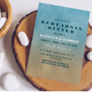 Search for turquoise rehearsal dinner invitations Beach
