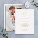 Search for gold lettering wedding invitations Simple