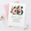 Search for floral sweet 16 invitations Typography