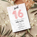 Recherche de 16 anniversaire invitations Girly