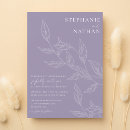 Search for rustic lavender wedding invitations Simple