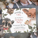 Recherche de illustration de renard invitations Animaux des bois