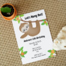 Search for sloth invitations Zoo