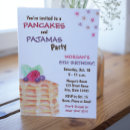 Search for kids brunch birthday invitations Pyjamas