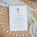 Search for french lavender invitations Watercolor