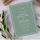 Recherche de noir blanc vert invitations Moderne