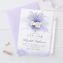 Search for lavender christening invitations Lilac