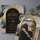 Search for grey and gold invitations Typography